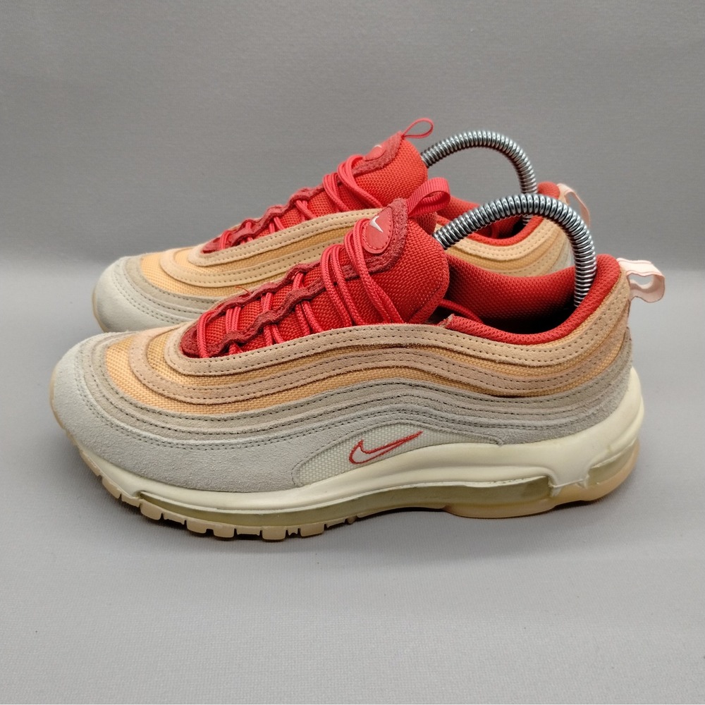 Nike Air Max 97 Sisterhood Womens Size 8.5 Orange Chalk Cashmere Athletic Shoes
